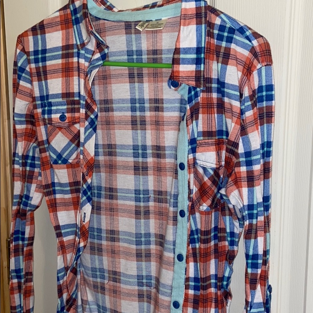 Plaid button up